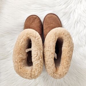 Cozie Steps Classic Tall Genuine Sheepskin Shearling Tan Boots - Size 7 (US)